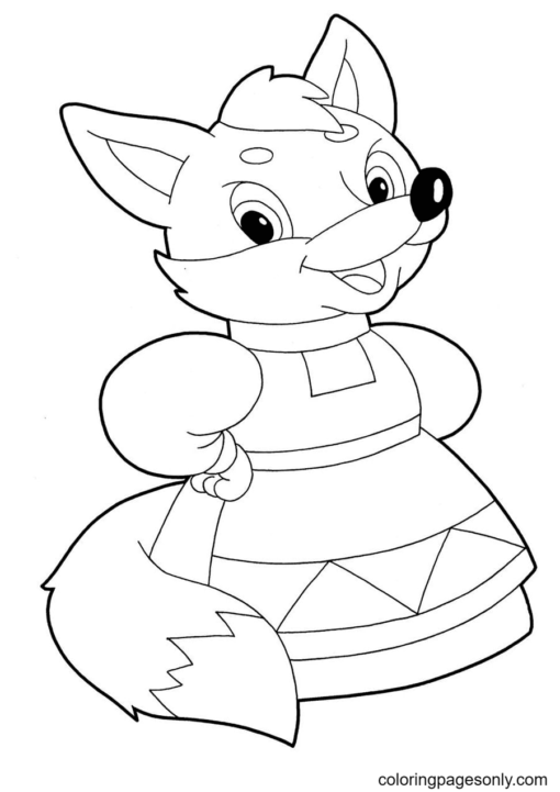 Fox Coloring Pages Printable for Free Download