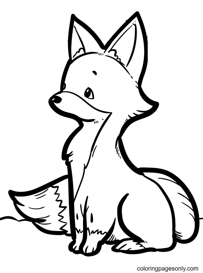 Fox Coloring Pages Printable for Free Download