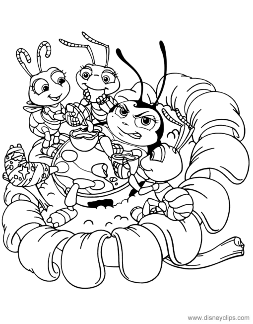 A Bug's Life Coloring Pages Printable for Free Download