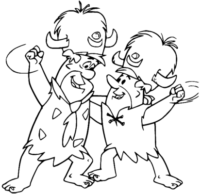 Flintstones Coloring Pages Printable for Free Download