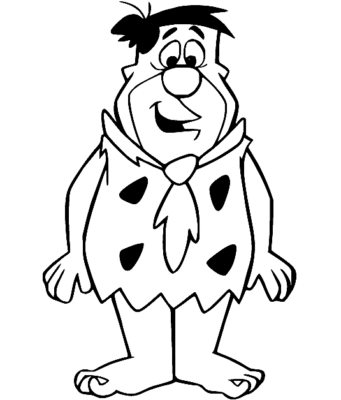 Flintstones Coloring Pages Printable for Free Download