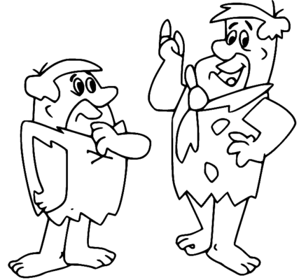 Flintstones Coloring Pages Printable for Free Download