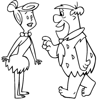 Flintstones Coloring Pages Printable for Free Download