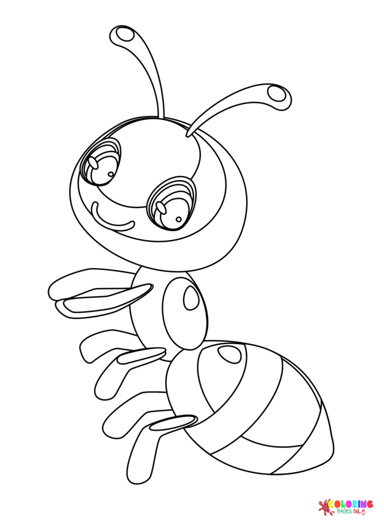 Ant Coloring Pages Printable for Free Download