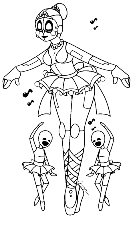 Ballora Coloring Pages Printable for Free Download