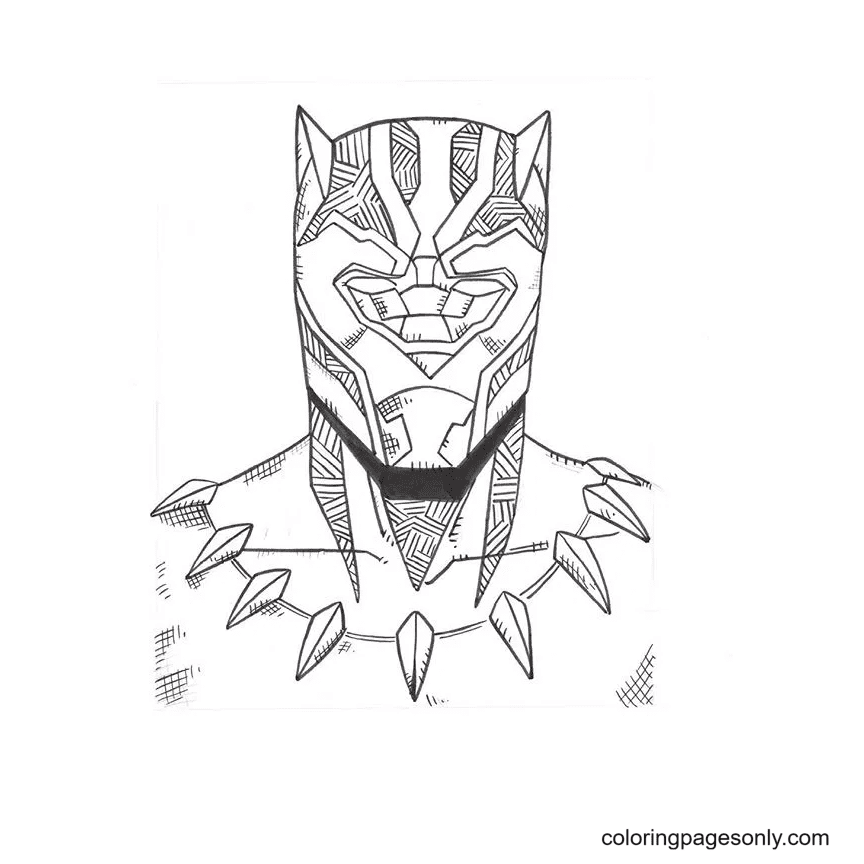 Black Panther Coloring Pages Printable for Free Download