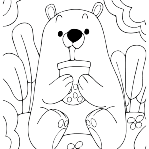 Boba Tea Coloring Pages Printable for Free Download