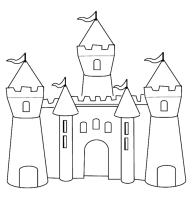 Castle Coloring Pages Printable for Free Download