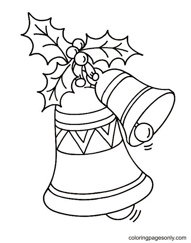 Christmas Bells Coloring Pages Printable for Free Download