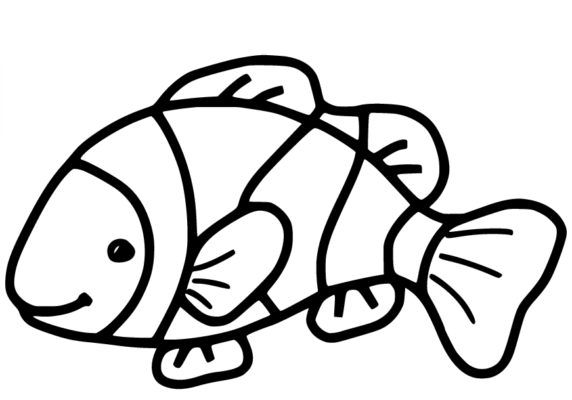 Clownfish Coloring Pages Printable for Free Download