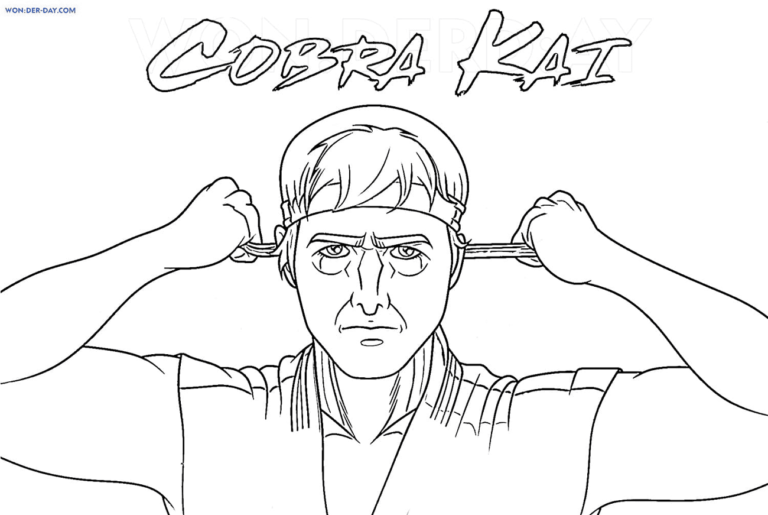 Cobra Kai Coloring Pages Printable for Free Download