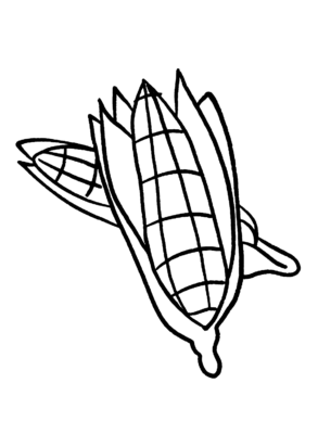 Corn Coloring Pages Printable for Free Download