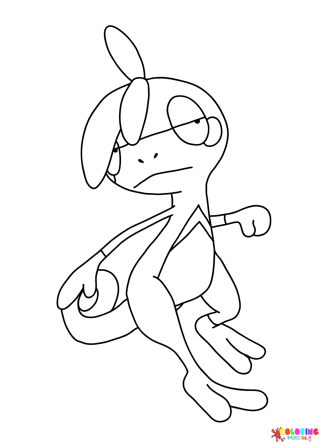 Pokemon Froakie Coloring Page - Get Coloring Pages