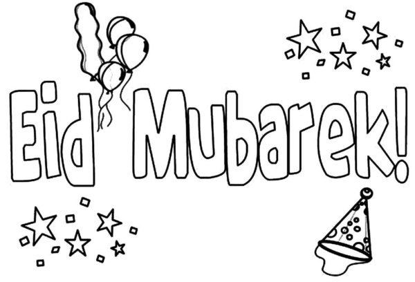 Eid Al-Fitr Coloring Pages Printable for Free Download