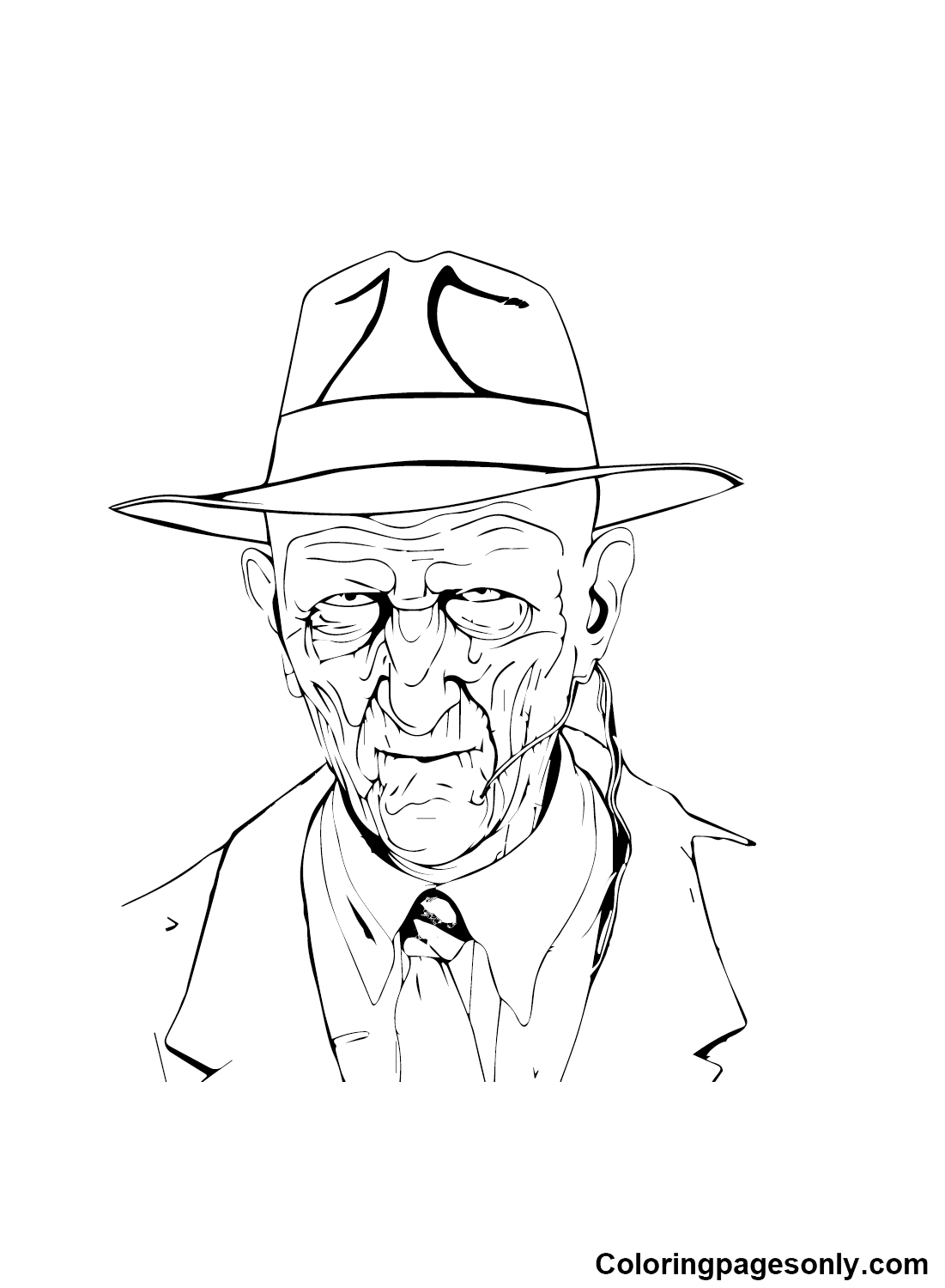 Freddy Krueger Coloring Pages Printable for Free Download