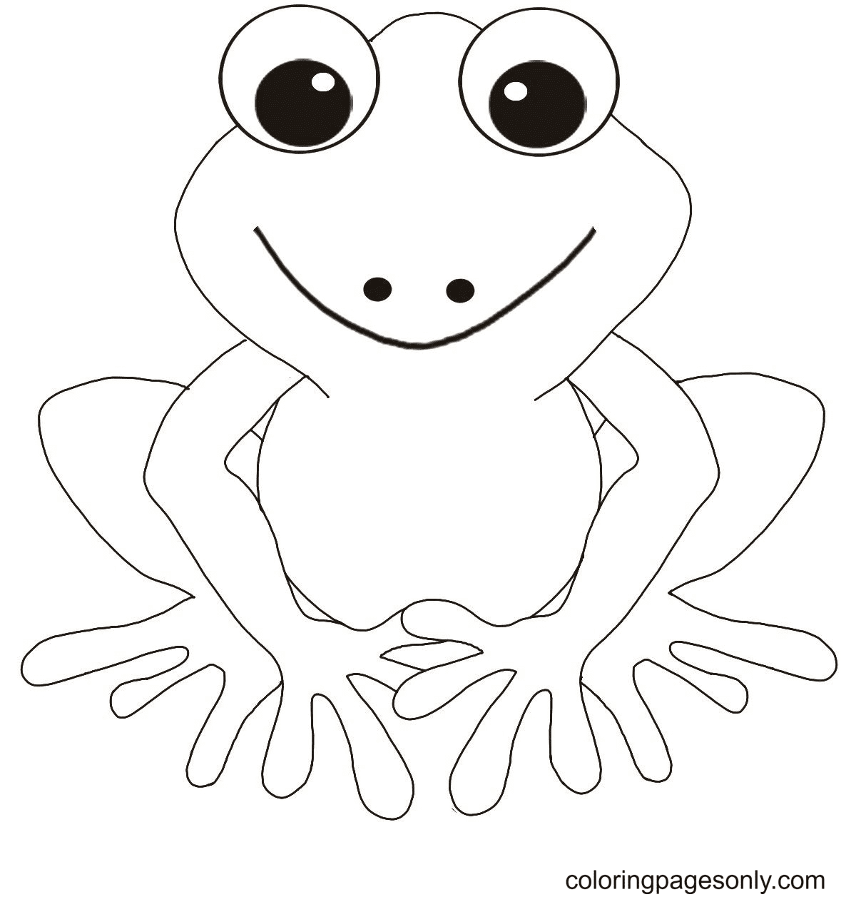 Frog Coloring Pages Printable for Free Download