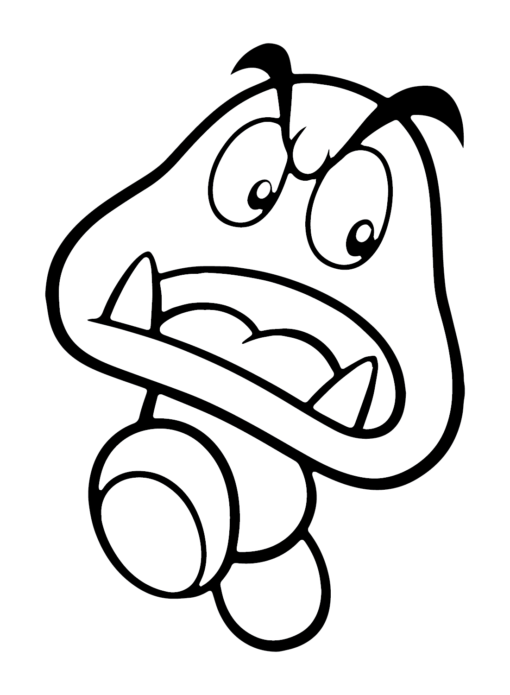 Goomba Coloring Pages Printable for Free Download