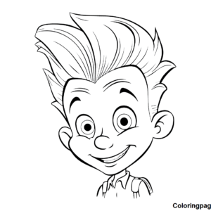 Jimmy Neutron Coloring Pages Printable for Free Download