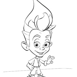 Jimmy Neutron Coloring Pages Printable For Free Download