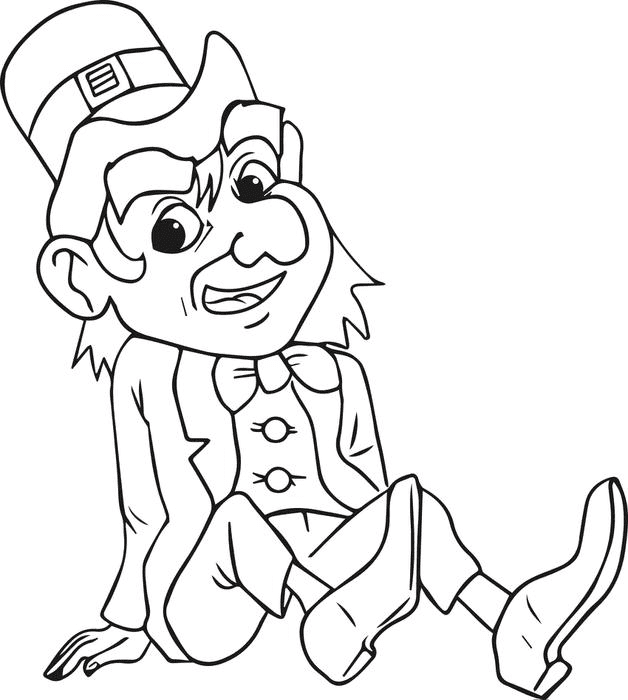 Leprechaun Coloring Pages Printable for Free Download