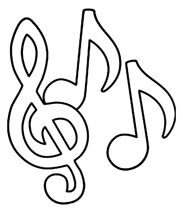 Music Notes Coloring Pages Printable for Free Download