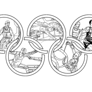 Football at the Summer Olympics coloring page printable game