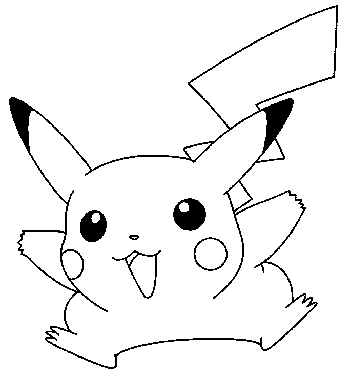 Pikachu Coloring Pages Printable for Free Download