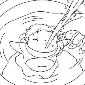 Ponyo Coloring Pages Printable for Free Download