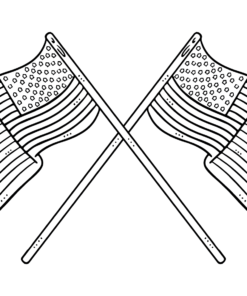 American Flag Coloring Pages Printable for Free Download