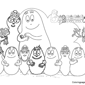 Barbapapa Coloring Pages Printable for Free Download