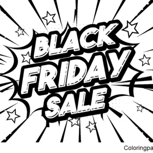 Black Friday Coloring & Activity Books Sale