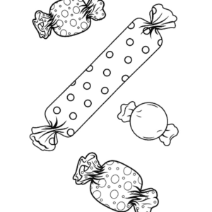 free candy coloring pages