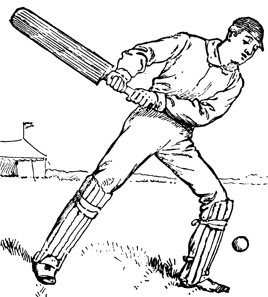 Cricket game drawing hi-res stock photography and images - Page 7 - Alamy