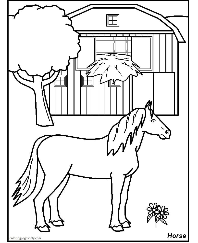 free printable farm animal coloring pages
