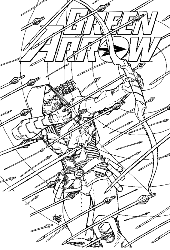 10 Green Arrow Coloring Pages Printable: Unleash Your Artistic Archery Skills