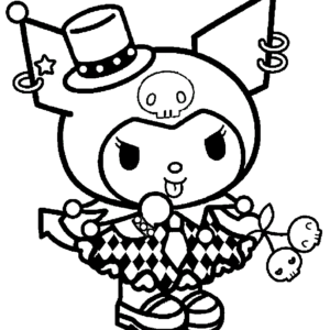 Kuromi Coloring Pages Printable for Free Download