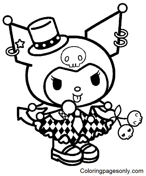 Kuromi Coloring Pages Printable For Free Download