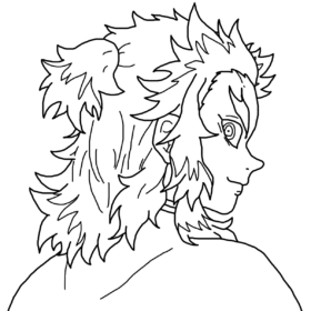 Kyojuro Rengoku Coloring Pages Printable for Free Download