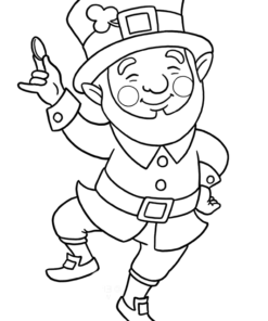 Leprechaun Coloring Pages Printable For Free Download