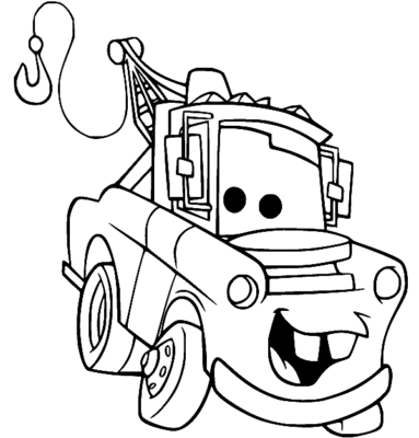 Mater Coloring Pages Printable for Free Download