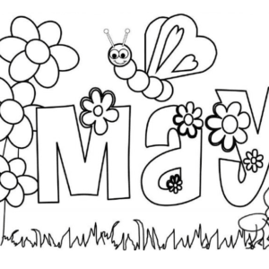 May Coloring Pages Printable for Free Download