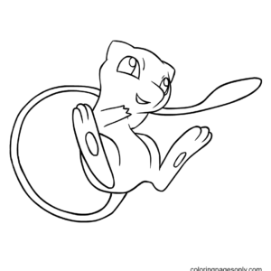 Mew Pokemon Coloring Pages 2019, Educative Printable