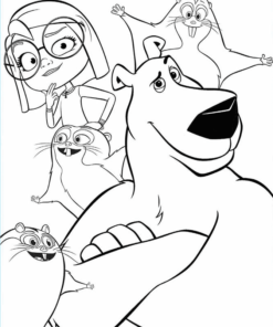 norm of the north coloring page hard