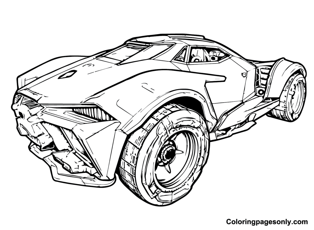 Rocket League Coloring Pages Printable for Free Download