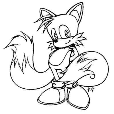 Tails Coloring Pages Printable for Free Download