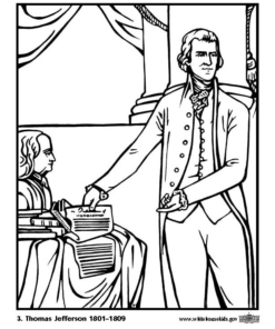 Thomas Jefferson Coloring Pages Printable for Free Download