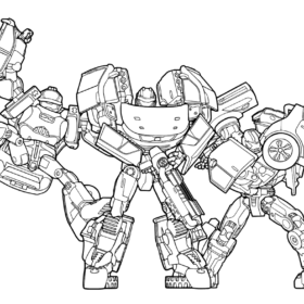 Tobot Coloring Pages Printable for Free Download