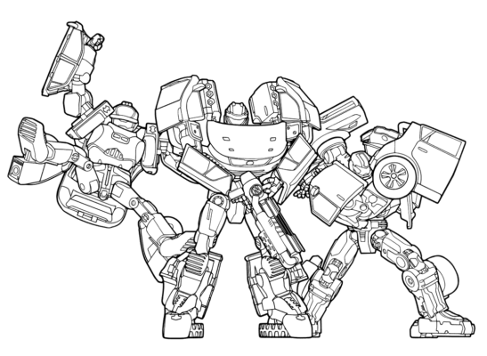 Tobot Coloring Pages Printable for Free Download