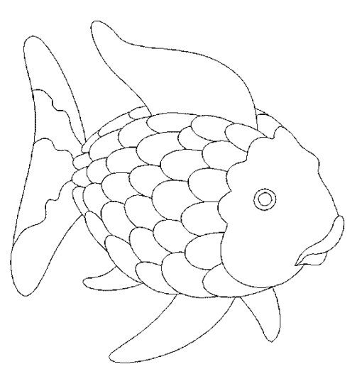 Rainbow Fish Coloring Pages Printable for Free Download