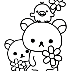 Rilakkuma Coloring Pages Printable for Free Download